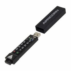 Apricorn ASK3 unità flash USB 8 GB USB tipo A 3.2 Gen 1 [3.1 Gen 1] Nero 