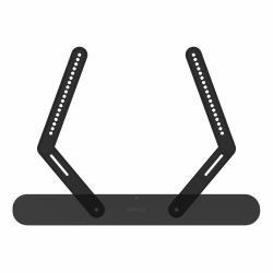 SANUS WSSAFM1-B2 supporto da parete per casse acustiche Staffa per TV (SANUS WSSAFM1-B2 hÃ¸jttalerstativ Tv be)