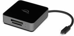 OWC Atlas card reader USB 3.2 Gen 2 [3.1 Gen 2] Type-C Black (OWC USB-C Dual-slot CFexpress Type B and SDXC UHS-II Card Reader)