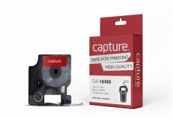 capture CA-18488 nastro per etichettatrice Nero su bianco 