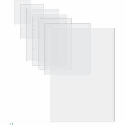 GBC Pouch per plastificazione documenti A2 2x125mic lucide [100] (GBC 3745099 A2 Gloss Document Pouch 125 micron 50Pk)