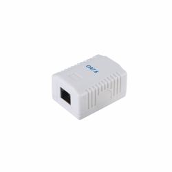 Equip 235213 cassetta di scarico RJ-45 Bianco (1-Port Cat.6 Surface Mount Box - Warranty: 12M)