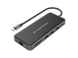 Conceptronic DONN15G replicatore di porte e docking station per laptop Cablato USB 3.2 Gen 1 [3.1...