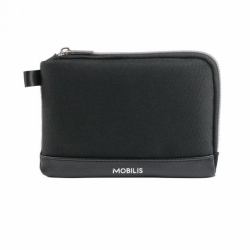 Mobilis 056008 mobile device cases Speciale Custodia a sacchetto Nero (PURE ACCESSORIES POUCH SILVER ZIP)