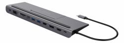 Deltaco USBC-DOCK2 replicatore di porte e docking station per laptop Cablato USB 3.2 Gen 1 [3.1 G...
