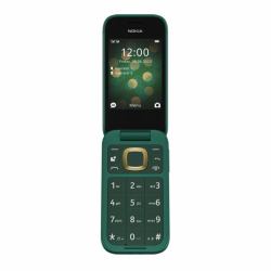 Nokia 2660 Flip - 4G, VoLTE, 2,8"+1,77", 0,3MP, 48MB/128MB, Lush Green (NOKIA 2660 TA-1469 - DS LUSH GREEN S30+)