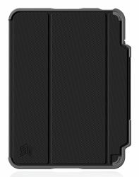 STM Dux Plus 26,7 cm [10.5"] Custodia a libro Nero, Trasparente 