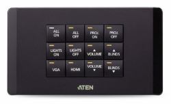 ATEN VK112EU1-AT altri input device Tastierino RJ-45 Nero (ATEN VK112EU - Keypad - EU, 12-button - 2 gangs - wired - 10/100 Ethernet - black)