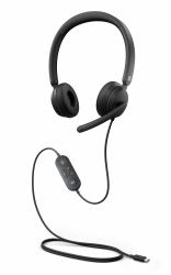 Microsoft MS Modern USB-C Headset Black DA/FI/NO/SV Commercial - Headset Auricolare Cablato A Pad...