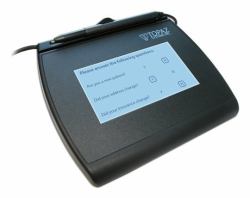Topaz Systems T-LBK755 Nero LCD (SignatureGem Backlit LCD 4x3 - SE Dual Interface SE Dual - Interface Higher Speed Version. Rugged signing area for long life - Warranty: 36M)