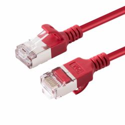 Microconnect V-FTP6A05R-SLIM cavo di rete Rosso 5 m Cat6a U/FTP [STP] (CAT6A U-FTP Slim, LSZH, 5m - Network Cable, Red - Warranty: 300M)