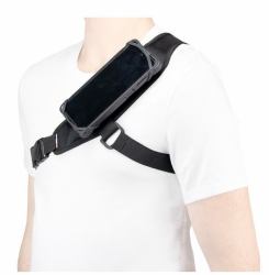 Mobilis 001086 accessorio per custodia del telefono cellulare (CHEST STRAP CLIPFAST + - UNIVERSAL SILICON HOLDER HHD 5-7)