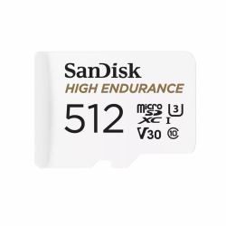 SanDisk SDSQQNR-512G-GN6IA memory card 512 GB MicroSDXC Class 10 (SANDISK HIGH ENDURANCE MICRO SDXC 512GB + SD ADAPTER FOR)