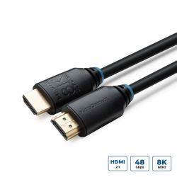 Microconnect MC-HDM19197.5V2.1 cavo HDMI 7,5 m HDMI tipo A [Standard] Nero (HDMI Cable 8K, 7,5m - Supports 2.1 8K@60Hz, - 4K@120Hz Gold Plated connectors, Copper - Warranty: 300M)