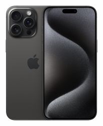 Apple iPhone 15 Pro Max 512GB - Black Titanium (IPHONE 15 PRO MAX BLACK TITANIU - 512GB A17PRO IOS16)