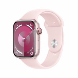 Apple Watch Series 9 45 mm Digitale 396 x 484 Pixel Touch screen 4G Rosa Wi-Fi GPS [satellitare] (APPLE WATCH SERIES 9 CELLULAR 45MM PINK AI LIGHT PINK SB M/L)