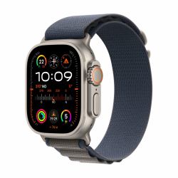 Apple Watch Ultra 2 GPS + Cellular, 49mm Titanium Case w/ Blue Alpine Loop - Medium (APPLE WATCH ULTRA 2 49MM TITANIUM BLUE ALPINE LOOP M A2986)