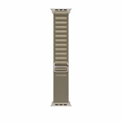 Apple MT5V3ZM/A accessorio indossabile intelligente Band Oliva Poliestere riciclato, Titanio, Spandex (-APPLE WATCH 49 OLIVE ALP L)