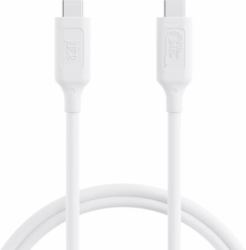 Juice JUI-CABLE-TYPEC-4.0-1M-RND-ECO-WHT cavo USB USB4 Gen 2x2 USB C 240 W Blu, Bianco 