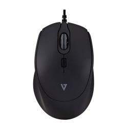 V7 Mouse silenzioso professionale cablato USB MU350 di 