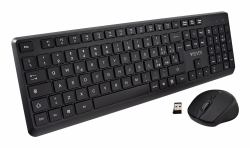 V7 CKW350IT tastiera Mouse incluso Universale USB QWERTY Inglese UK Nero 