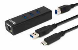 Plugable Technologies USB 3.0 Cablato USB 3.2 Gen 1 [3.1 Gen 1] Type-B Nero 