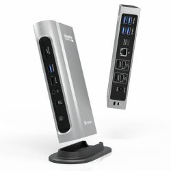 Plugable Technologies 16-in-1 Thunderbolt 4 Dock with 100W Charging, 4K Quad Monitor Setup for Thunderbolt 4 Windows Laptops, Thunderbolt Certified Dock with 2x HDMI, 2x DisplayPort, 2.5G Ethernet,...