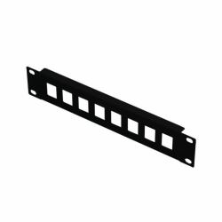 Lanview LKS675BL pezzo di pannello 1U (1U 10" PATCH PANEL FOR - KEYSTONE - 8-PORT UNEQUIPPED - BL - Warranty: 60M)