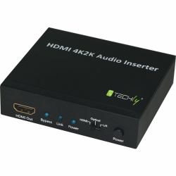 Techly Inseritore audio HDMI 4K2K (Hdmi 4K2K Audio Inserter - Warranty: 12M)