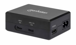Manhattan 130554 replicatore di porte e docking station per laptop USB 3.2 Gen 1 [3.1 Gen 1] Type...