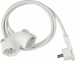 Power Extension 3 M 2 Ac - Outlet[S] White - Warranty: 12M