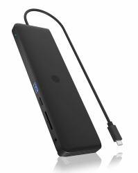 RaidSonic ICY BOX IB-DK2116-C Docking USB 3.2 Gen 2 [3.1 Gen 2] Type-C Nero 