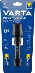 Varta Indestructible F20 Pro with 2AA Batt. (Varta Indestructible F20 Pro - lommely)