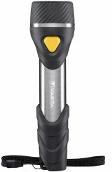 Varta Day Light Multi LED F20 LED Flashlight [incl. 2x Longlife Power AA e cordino, a prova d'urto] argento/nero per la casa, per tutti i giorni, per le interruzioni di corrente (Day Light Multi Le...