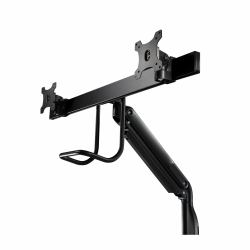 V7 Supporto con barra a molla a gas resistente per monitor doppio 