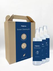 Prowise Screen Cleaning Kit | Natural formula | 3x240ml Panni e liquidi per la pulizia della lavagna a secco (Prowise Cleaning Kit for Screen, Panel)
