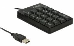 DeLOCK 12481 tastierino numerico Universale USB Nero (DeLOCK - tastatur - sort)