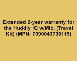 huddly Ext. 2-yr warr. Huddly IQ - w/Mic, [Travel Kit]