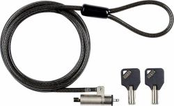 eSTUFF GLB220101-M cavo di sicurezza Nero 1,8 m (Master keyed Security lock - with keys for K-Slot [25 pcs - pack] [25 locks with keys + 2 master keys] Ã4.5mm x 180cm Cut-resistant 7x7 - Warrant...