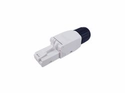 Equip 121161 cavo di collegamento RJ-45 Nero, Bianco (Cat.6 Tool-Free Rj45 Plug, - 5Pcs/Set - Warranty: 12M)