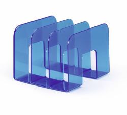 Durable 1701395540 vassoio da scrivania Blu, Trasparente (Desk Tray/Organizer Blue, - Transparent - Warranty: 12M)