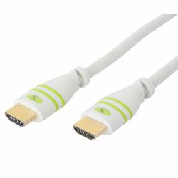 techly Cavo HDMI High Speed con Ethernet A/A M/M 3 m Bianco [ICOC HDMI-4-030WH] 