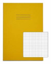 RHINO VEX668-1175-6-C quaderno (RHINO A4 Exercise Book 80 Page Yellow S7 [Pack of 50])