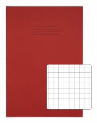RHINO VDU080-301-8-C quaderno (RHINO 13 x 9 Oversized Exercise Book 80 Page Red S10 [Pack of 50])