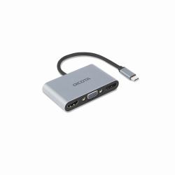 DICOTA D32064 docking station per dispositivo mobile Tablet/Smartphone/Laptop Argento 