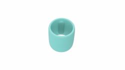 DEQSTER 80-736722 accessorio per penna stilografica Turchese 2 pz (REPLACEMENT CHARGING PORT COVER - FOR PENCIL 2 PIECES [APPLE IPAD)