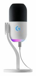 Logitech G Yeti GX Nero, Bianco Microfono da tavolo (YETIGX DYNAMRGB G MIC LIGHTSYNC - OFF WHITE - EMEA28-935)