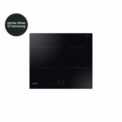Samsung NZ64B4015FK/U1 piano cottura Nero Da incasso 59 cm Piano cottura a induzione 4 Fornello[i] (SAMSUNG 60CM SLIM DEPTH INDUCTION)