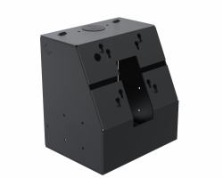 Ergonomic Solutions SpacePole Kiosk SPK110-02 accessorio di sistema POS Modulo centrale Nero Metallo 75 x 75 mm 100 x 100 mm (KIOSK TOP MODULE - W:206 - )