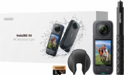Insta360 X4 Explorer Bundle fotocamera per sport d'azione 72 MP 8K Ultra HD CMOS 25,4 / 2 mm [1 / 2"] Wi-Fi 500 g (Insta360 X4 Explorer Bundle)
